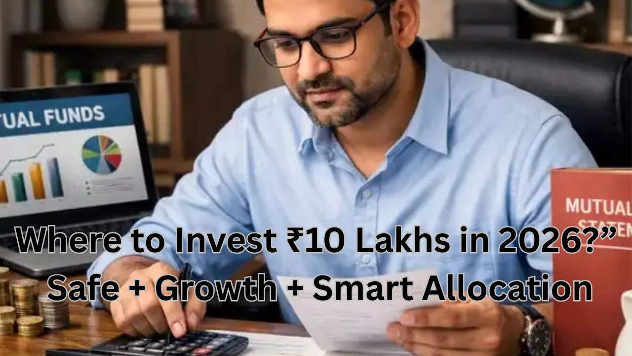 Where Should You Invest ₹10 Lakhs in 2026? Smart Strategy